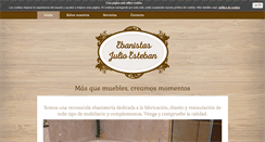 Desktop Screenshot of ebanistasjulioesteban.com